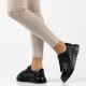 Pantofi piele naturala dama negru Filippo DP4138-23-BK-Negru