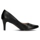 Pantofi piele naturala dama negru Filippo toc mediu DP4427-23-BK-Negru