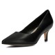 Pantofi piele naturala dama negru Filippo toc mic DP4426-23-BK-Negru