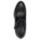 Pantofi piele naturala dama negru Nicolis toc mediu 124346-Negru