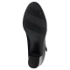 Pantofi piele naturala dama negru Nicolis toc mediu 124346-Negru