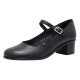 Pantofi piele naturala dama negru Nicolis toc mic 123409-Negru