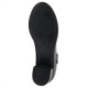 Pantofi piele naturala dama negru Nicolis toc mic 123409-Negru