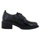 Pantofi piele naturala dama negru Pass Collection toc mic J8B21601-01-L-Negru