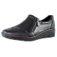 Pantofi piele naturala dama negru Rieker relax confort 53761-00-Black