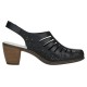 Pantofi piele naturala dama negru Rieker toc mediu 40959-00-Negru
