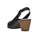 Pantofi piele naturala dama negru Rieker toc mediu 40981-00-Negru