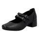 Pantofi piele naturala dama negru Rieker toc mic 41651-00-Negru