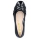 Pantofi piele naturala dama negru Rieker toc mic 45068-00-Negru