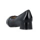 Pantofi piele naturala dama negru Rieker toc mic 45068-00-Negru
