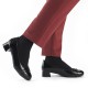 Pantofi piele naturala dama negru Rieker toc mic 45068-00-Negru