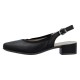 Pantofi piele naturala dama negru Rieker toc mic 47063-00-Negru