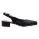 Pantofi piele naturala dama negru Rieker toc mic 47063-00-Negru