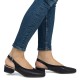 Pantofi piele naturala dama negru Rieker toc mic 47063-00-Negru