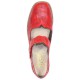 Pantofi piele naturala dama rosu Rieker relax confort 413G6-33-Red