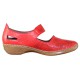 Pantofi piele naturala dama rosu Rieker relax confort 413G6-33-Red