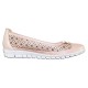 Pantofi piele naturala dama roz Nevalis 124-Roze
