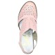 Pantofi piele naturala dama roz Rieker toc mediu 40971-31-Rosa