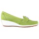 Pantofi piele naturala dama verde Ara relax confort 12-30937-Nubuk-Heaven-frog