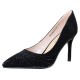 Pantofi piele naturala dama negru Epica toc mediu B01568-3603D-A827-01F-Black-Satin
