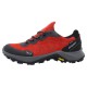 Pantofi piele naturala sport barbati rosu negru gri Grisport impermeabil 822808-14701V21G-Rosu-Negru-Gri