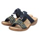 Papuci dama albastru Rieker relax confort 60867-14-Albastru