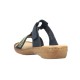 Papuci dama albastru Rieker relax confort 60867-14-Albastru