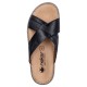 Papuci piele naturala barbati negru Rieker relax confort 21082-00-Negru