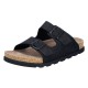 Papuci piele naturala barbati negru Rieker relax confort 21190-00-Negru