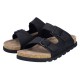 Papuci piele naturala barbati negru Rieker relax confort 21190-00-Negru