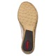 Papuci piele naturala dama bej Rieker relax confort 66191-60-Bej