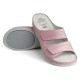 Papuci piele naturala dama pink Dr. Batz medicinali Rea-Pink