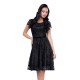 Rochie dama de ocazie eleganta cu dantela negru Per Donna midi Sonia-51452-Negru