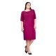 Rochie dama de ocazie eleganta fucsia Per Donna midi Robin-91495-Fucsia