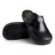 Saboti piele naturala dama negru Dr. Batz medicinali Flower-Negru