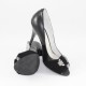 Pantofi piele naturala dama negru Saccio toc inalt S01-251-1-Black