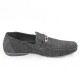 Mocasini piele naturala barbati negru Saccio S100-1C-Black