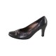 Pantofi piele naturala dama negru Salamandra Design toc mediu 461-Negru