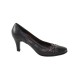 Pantofi piele naturala dama negru Salamandra Design toc mediu 461-Negru