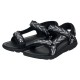 Sandale barbati negru gri Rieker relax confort 20802-00-Negru-Gri