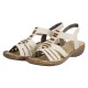 Sandale dama bej Rieker relax confort 60851-62-Bej