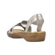 Sandale dama gri Rieker relax confort 608B4-90-Gri