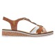 Sandale dama maro Rieker V3657-81-Brown-combination
