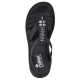 Sandale dama negru Rieker relax confort 60806-00-Negru