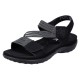 Sandale dama negru Rieker relax confort 64870-00-Negru