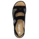 Sandale dama negru Rieker relax confort 65989-01-Negru