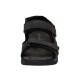 Sandale piele naturala barbati negru maro gri Waldlaufer relax confort ortopedic 746002-200-740-H-Taro-Negru-Maro-Gri