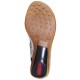 Sandale piele naturala dama alb Rieker 66159-80-Weiss