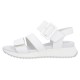 Sandale piele naturala dama alb Rieker relax confort W2950-80-Alb