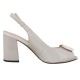 Sandale piele naturala dama bej Epica toc mediu HM3F126-5305-A1021H-03-L-Bej